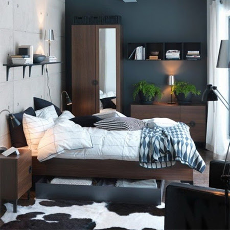 HOME DZINE Bedrooms  Storage ideas  for a small main  or 