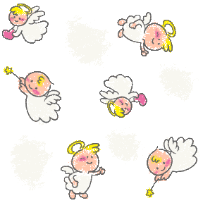 ブラシタッチエンジェル No 177 クレヨンタッチ天使の壁紙用イラスト 条件付フリー素材集 スマホなど携帯電話対応