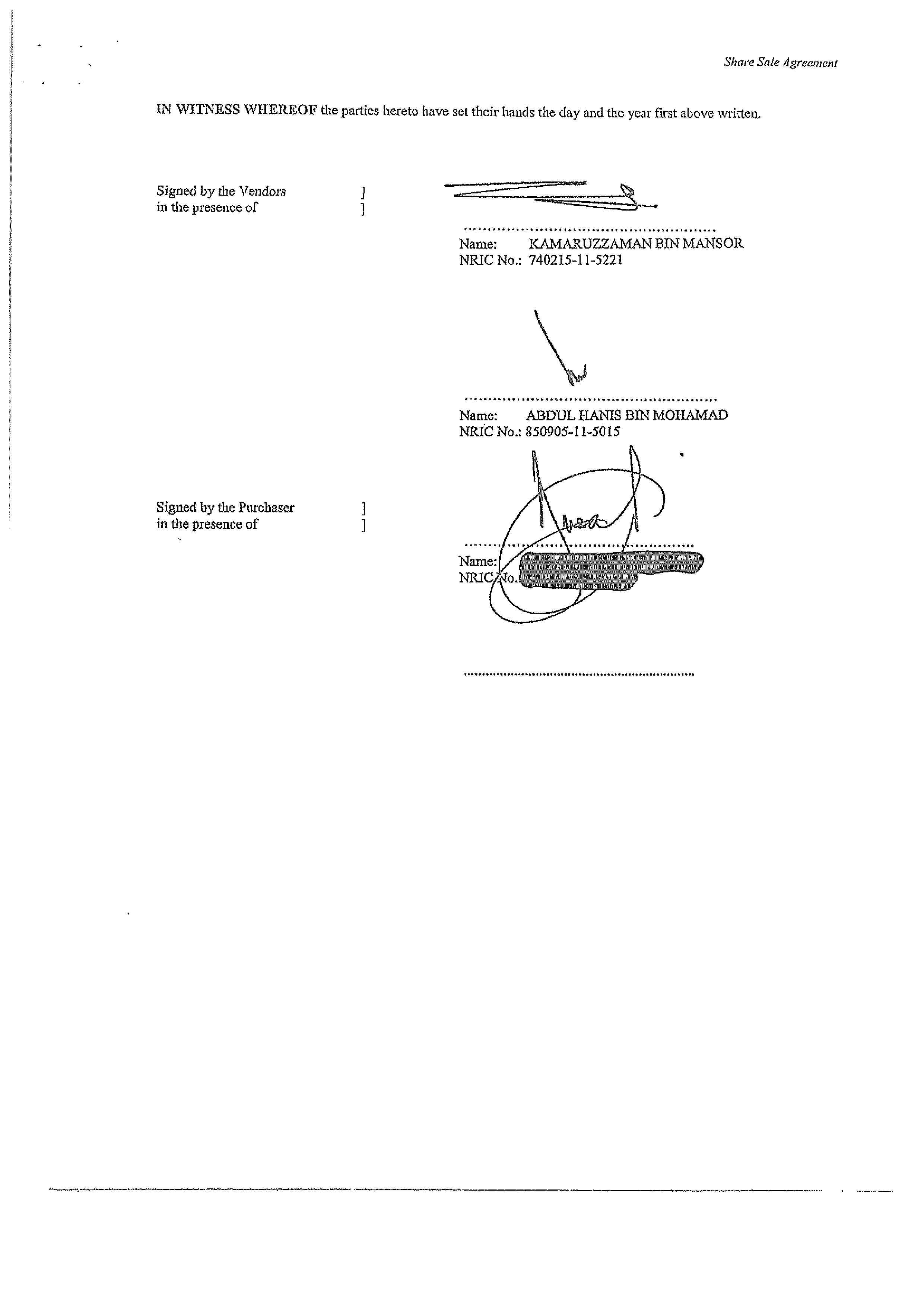 Surat Perjanjian Perkongsian Perniagaan Pdf Venema