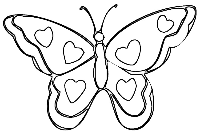 Heart Coloring Pages | Free download on ClipArtMag