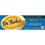 DeBoles Rice No Boil Lasagna (3x10 oz.)