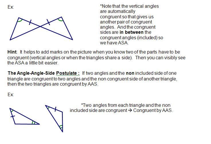 cosgeometry / Lesson 4-05 Triangle Congruence by ASA and AAS