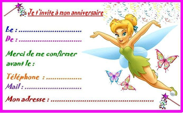 Clipart Gratuit Invitation Anniversaire