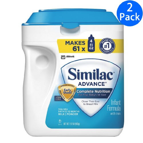 Similac Advance Earlyshield Baby Formula 2-pack;34 Oz. Each