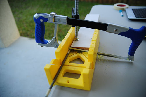 Cutting the studding