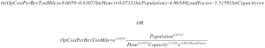 Final Regression Equation
