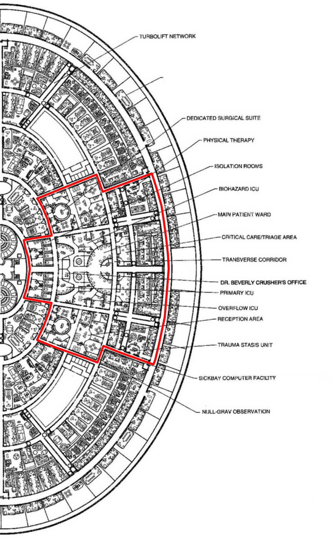 In 1996 Rick Sternbach Produced Amazingly High Quality And Detailed Deckplans Of The Enterprise D In Huge Fold Out Sheets I Found Some High Quality Scans Which Are Linked Inside It S Really Cool