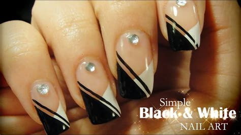 Nail Design Black And White