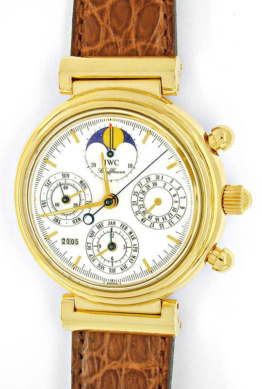 Originalfoto IWC DA VINCI EWIGER KALENDER CHRONOGRAPH 17.800€ NEUZ.!
