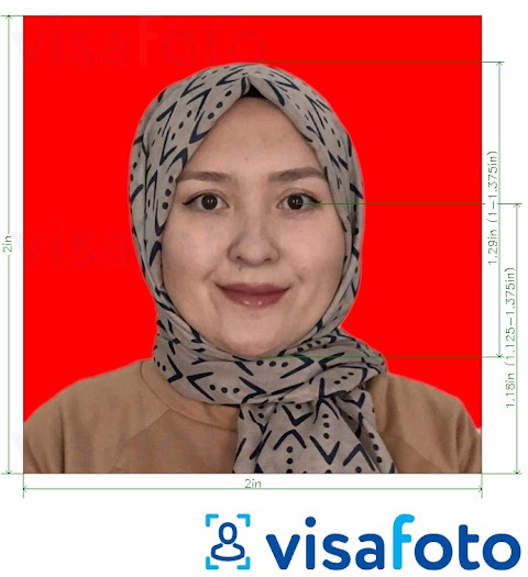 gambar passport background merah