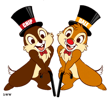 Chip and Dale Cartoon Image