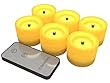 Flameless Tea Light Candles Provide Instant Mood Lighting With Safe, Energy-Efficient LED Lights That Flicker Like Real Candles ~ Remote Controlled, Batteries Included