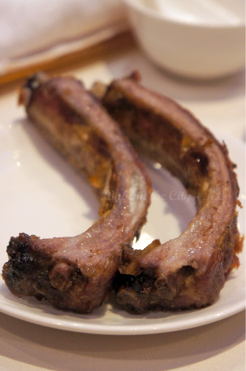 Salt Baked Spanish Iberico Pork Ribs - served