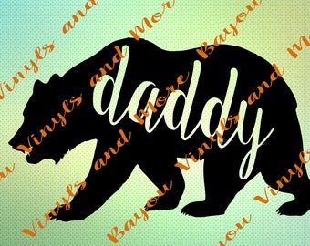 Download Free SVG Daddy Bear Svg 13409+ DXF Include for Cricut, Silhouette and Other Machine