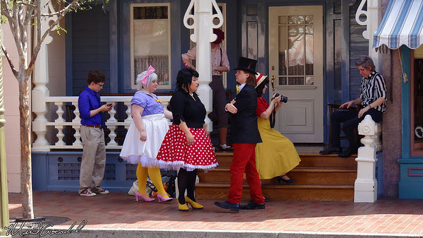 Disneyland, Main Street U.S.A., Dapper Day, CosPlay