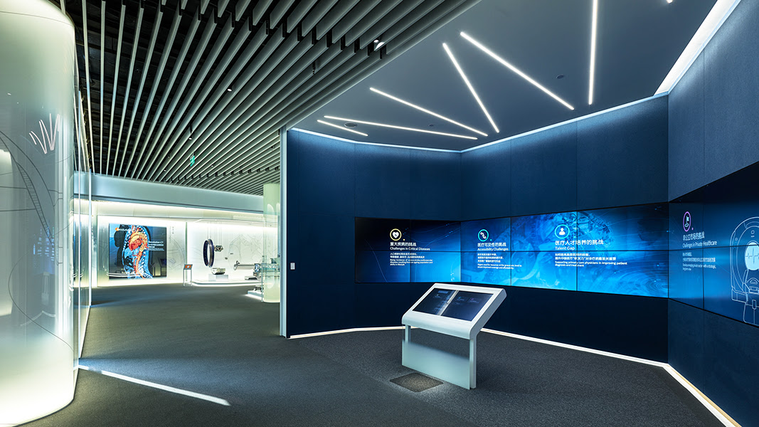 Site02 Ge通用电气北京医疗展厅 Computer Store Exhibition Design Design