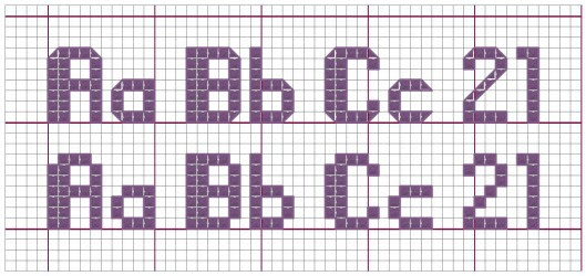 Free Cross Stitch Alphabet Patterns Printable Online