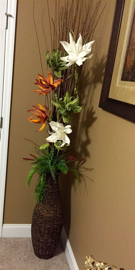 Shop for floral arrangement floor vase online at target. Home decor | Floor vase decor, Flower arrangements, Flower