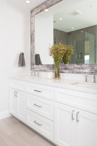 White Mirror For Bathroom