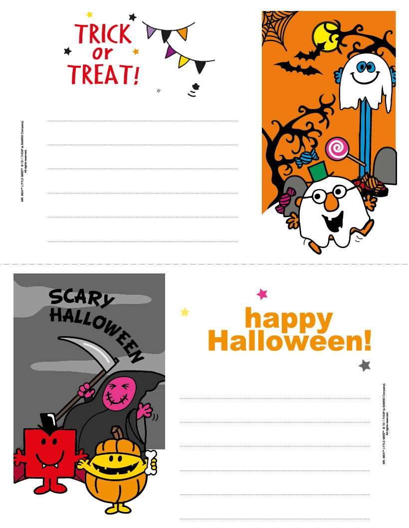 Activites Manuelles Carte D Invitation Halloween Fr Hellokids Com