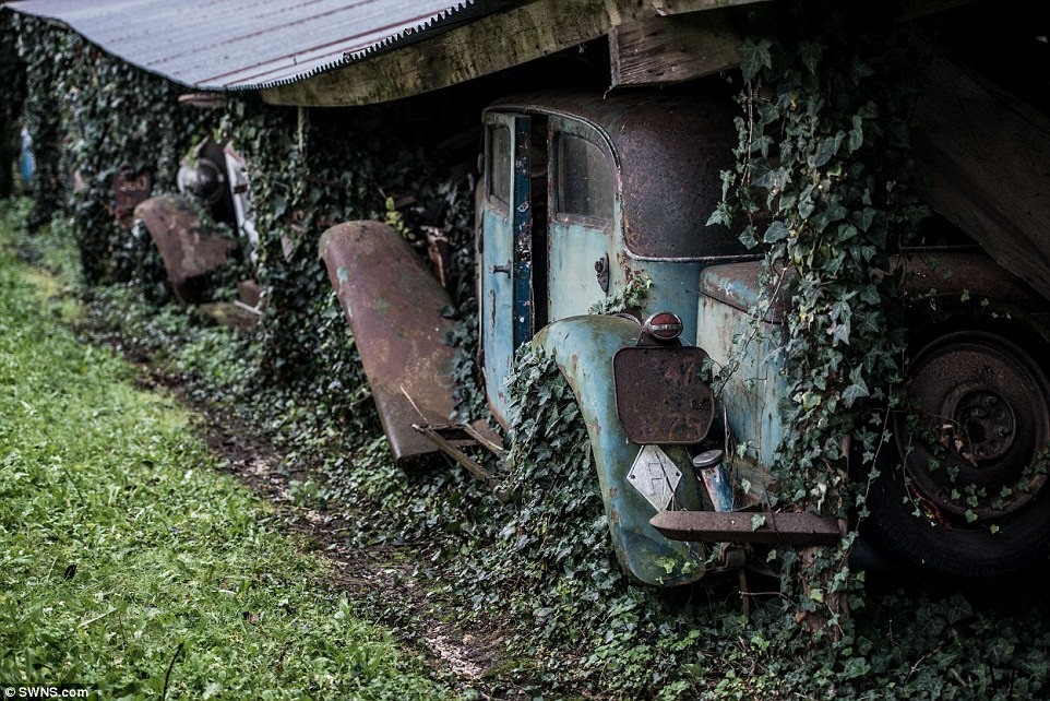 Mr Baillon, a transport and truck company owner from western France, bought most of his cars from the 1950s to the 1970s