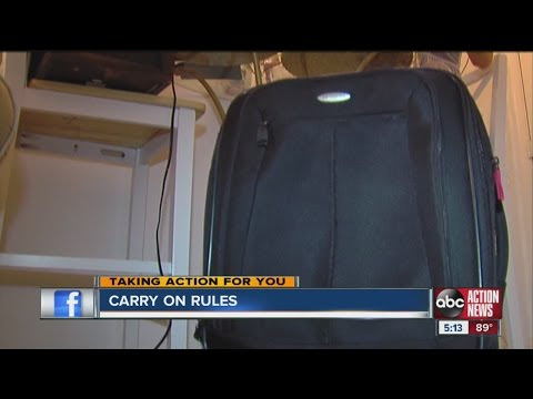 Video Alaska Air Carry On