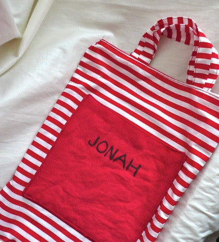 Tote bag birthday gift for Jonah