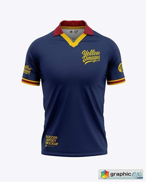 Download Men's Soccer Jersey Mockup - Front View 49609 » Free ...