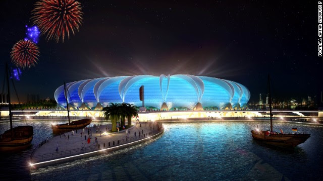 Qatar has promised a futuristic World Cup -- whichever month it is held in 2022. But at what price?