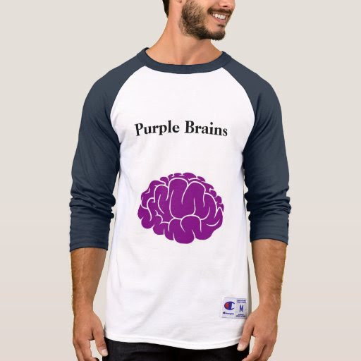 Champion T-Shirt Purple Brains