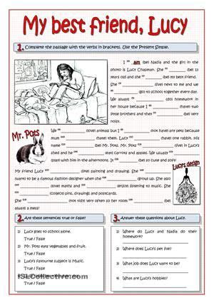  reading comprehension a1 esl worksheet by yeimipacald reading