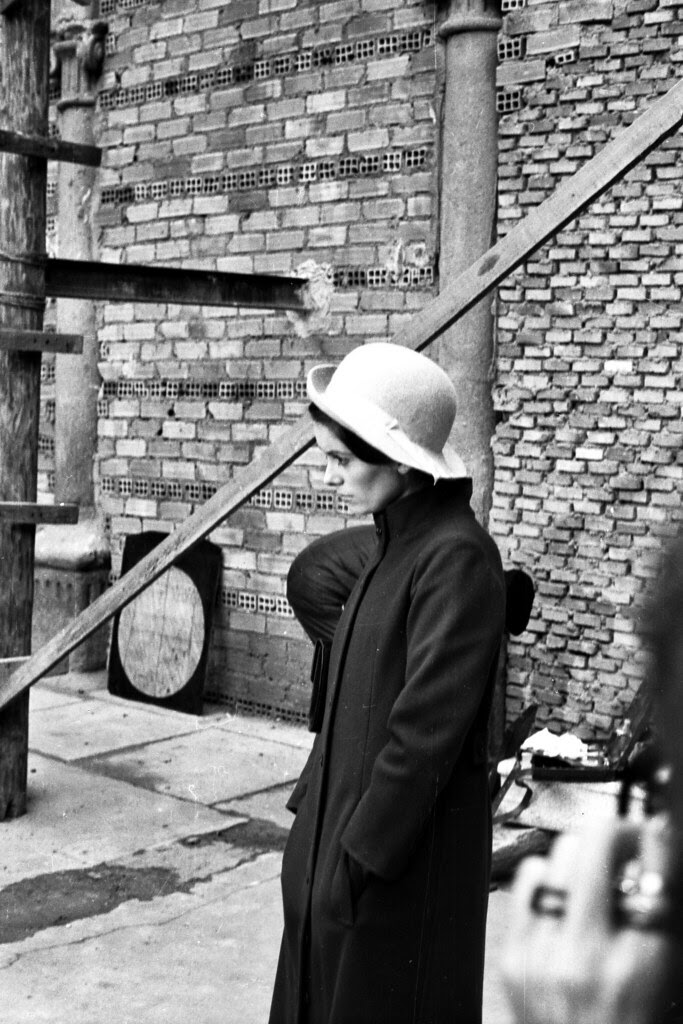 Catherine Deneuve en el rodaje de Tristana de Luis Buñuel en San Pedro Mártir. Fotografía de José Ponos