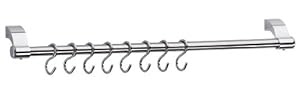 Kuchenprofi Stainless Steel Chrome Plated Utensil Rack and Hooks