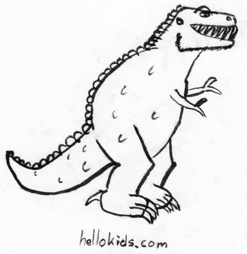 How to draw a Tyrannosaurus Rex | So much to do, so little time