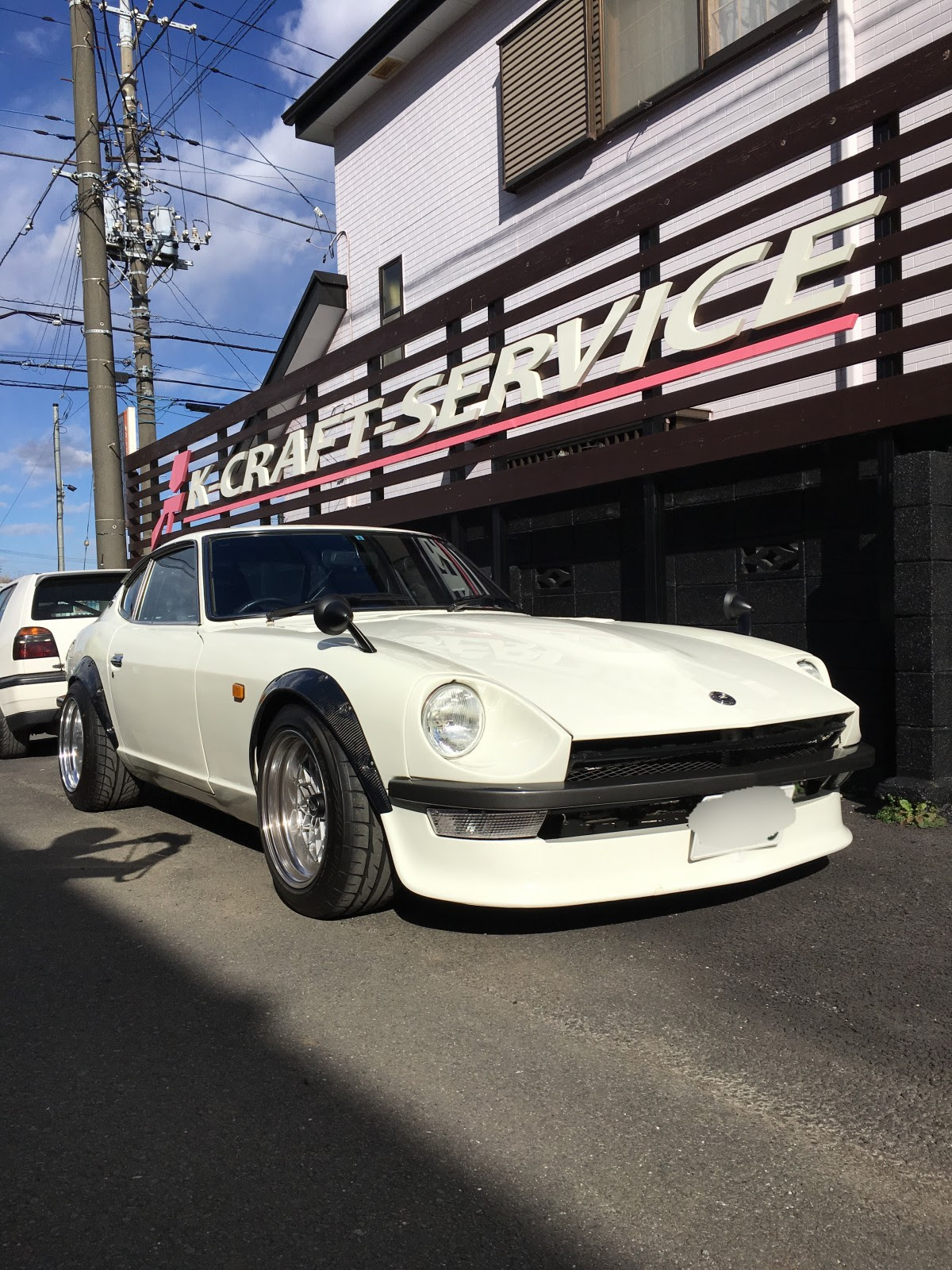 ｓ30ｚ ビタローニカルフォルニアミラー取付 車の事故修理は相模原市のケークラフトサービス