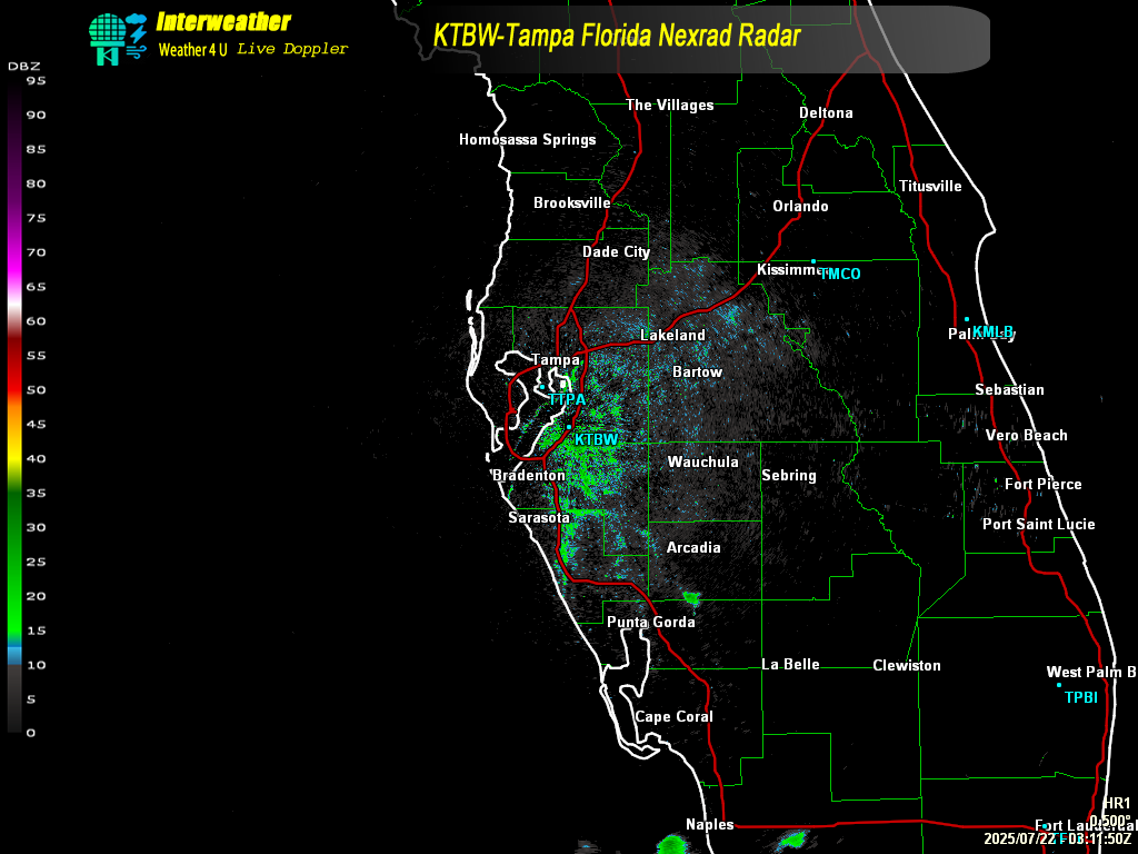 Ktbw Tampa Florida Nexrad Radar Interweather Weather 4 U