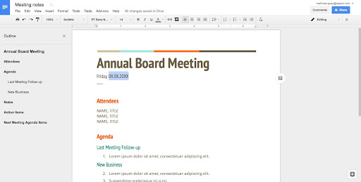 How To Make A Table Of Contents In Google Docs