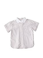 Château de Sable Camisa Niño Louis Boy Spread Collar S/S Shirt Beige Stripes (Beige / Topo)