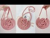 Hướng Dẫn Móc Túi Hoa Hồng 3D - Fom Túi Sò Có Quai Xách, Quai Đeo Chéo Rời | Mimi Handmade