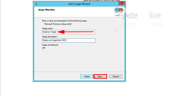 Install an Image WDS