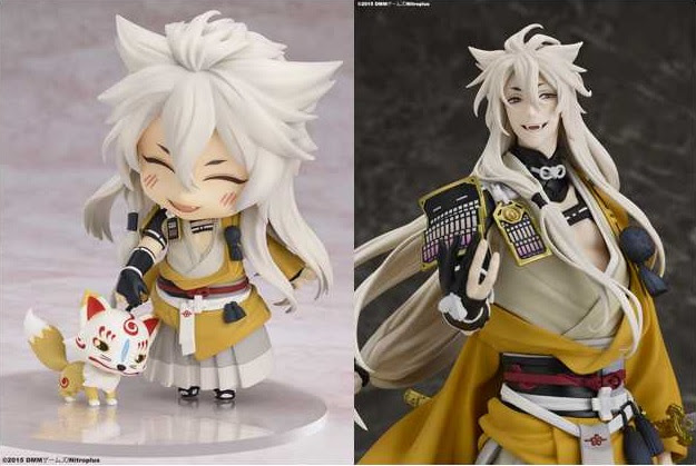 こんのすけ も一緒 刀剣乱舞 小狐丸フィギュア2種予約開始 オタ女