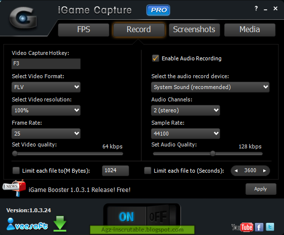 iGame Capture Pro | v1.0.3.24 | Full | Keygen iGame Capture Pro | v1.0.3.24 | Full | Keygen