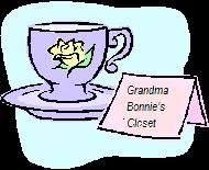 Grandma Bonnie's closet
