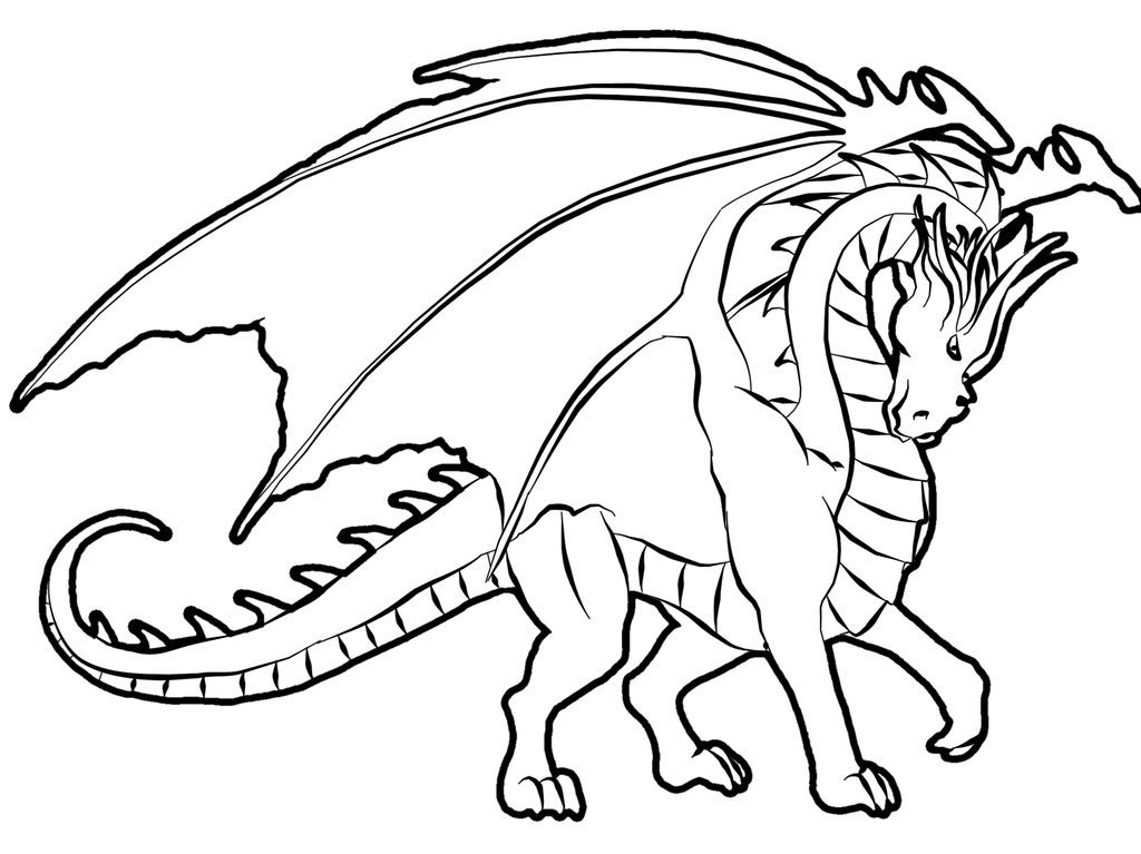 free printable dragon coloring pages for kids