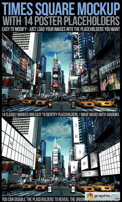 Download Times Square Mockup Free Download Vector Stock Image Photoshop Icon