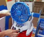 Battery powered Arctic Cove Misting Fan.