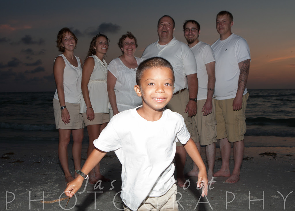 Purvis Family on Siesta Key, July 2012