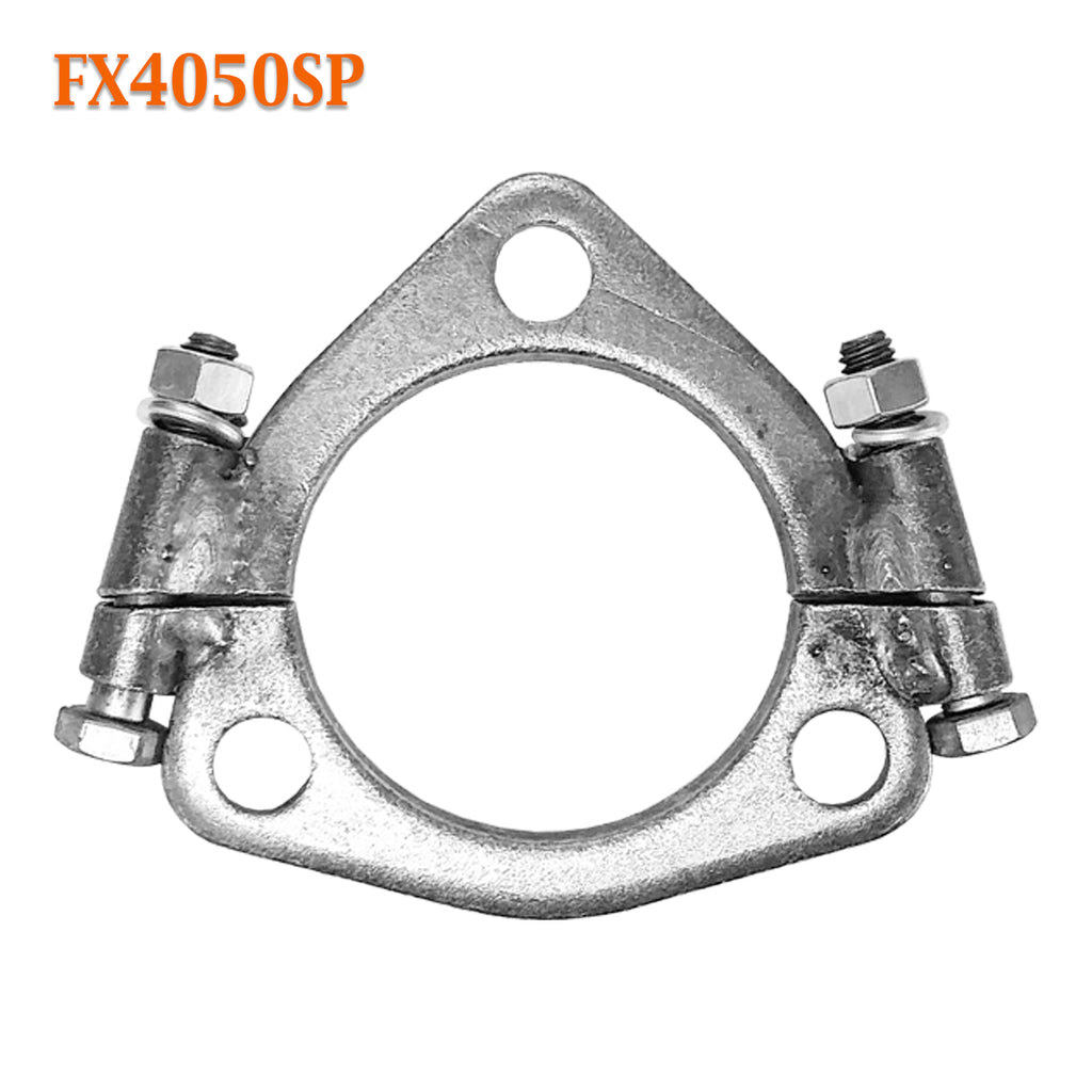Fx4050sp 2 1 2 2 5 Triangle Exhaust Split Flange For 2 1 4 2 25 Fla Bear River Converters