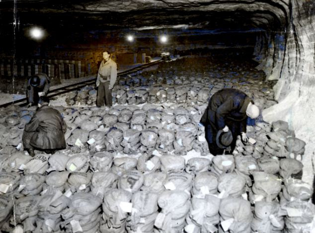 Earlier find: General Patton's third army discovered 100 tons of Nazi gold hidden in a salt mine near mockers, southwest of Gotha in 1945