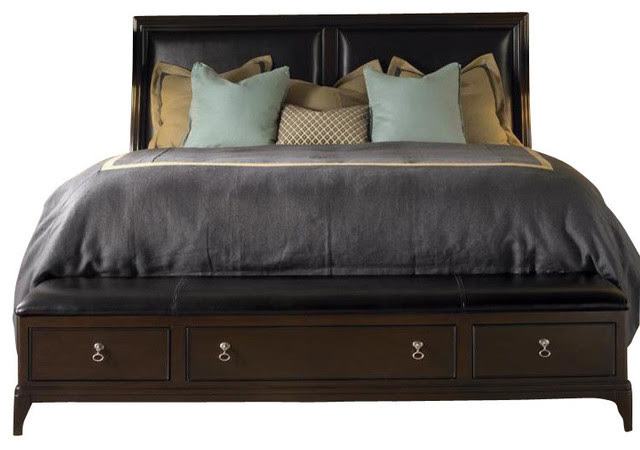Kincaid Alston Solid Wood Queen Low Profile Bed with ...